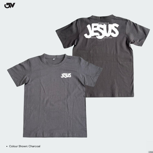 Jesus Saves Loves Strengthen T-shirt