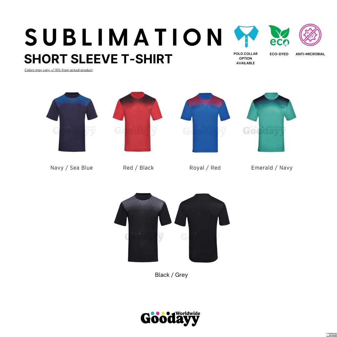 Custom Sublimation Short Sleeve T-shirt 07