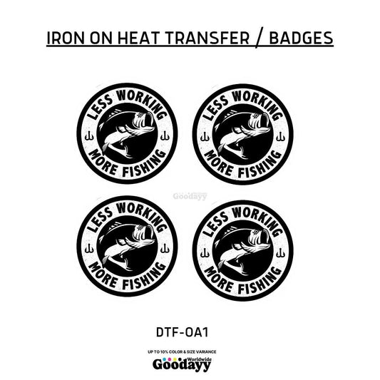 Iron On Heat Transfer Badges (DTF-OA1)