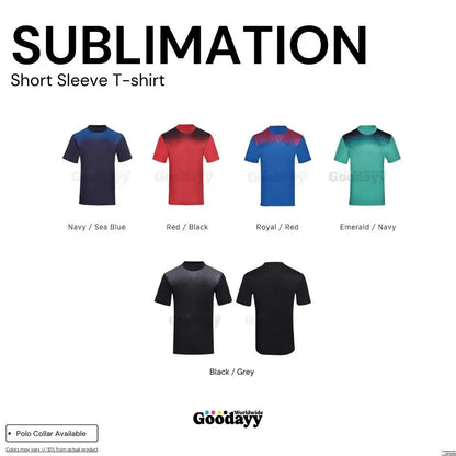 Custom Sublimation Short Sleeve T-shirt 07