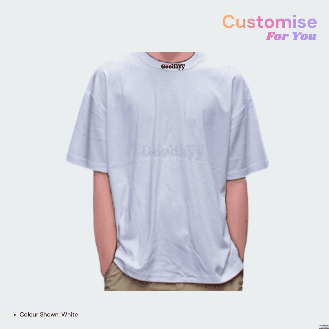 Custom 210GSM Oversized Short Sleeve T-shirt 05