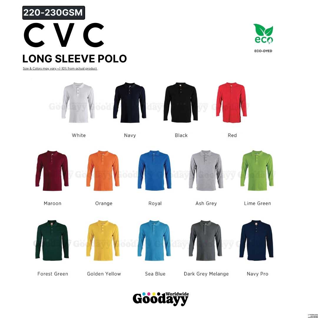 Custom CVC Long Sleeve Polo 02