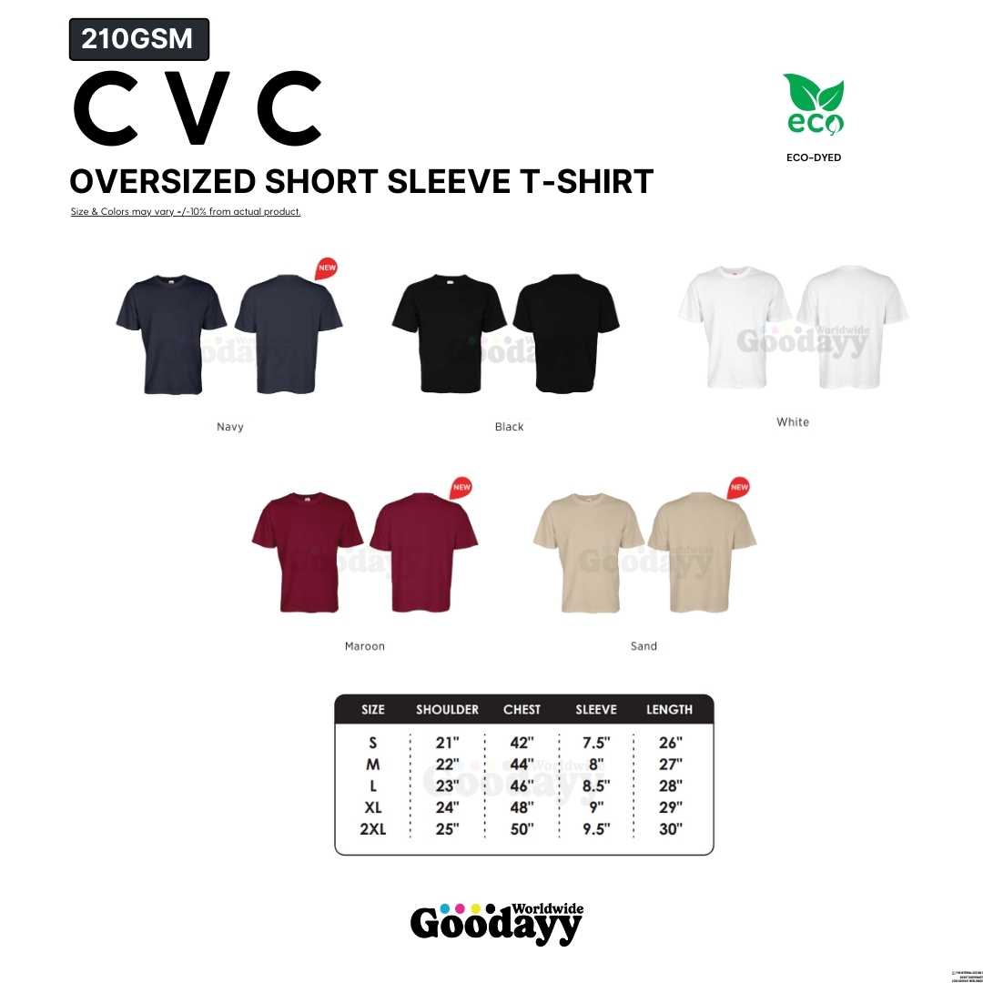 Custom 210GSM Oversized Short Sleeve T-shirt 05